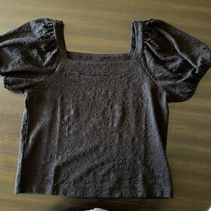 Loft puffy-sleeve top.